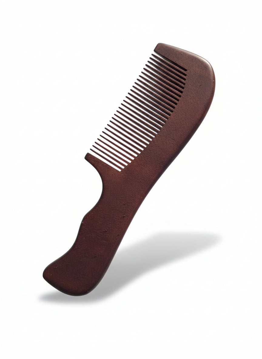 Red Sandalwood Beard Comb 7.5"x2"