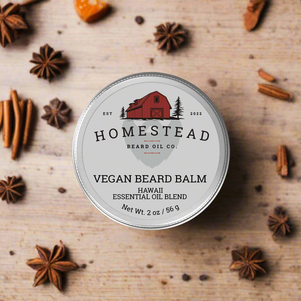 Hawaii Vegan Beard Balm - Homestead Beard Oil Co