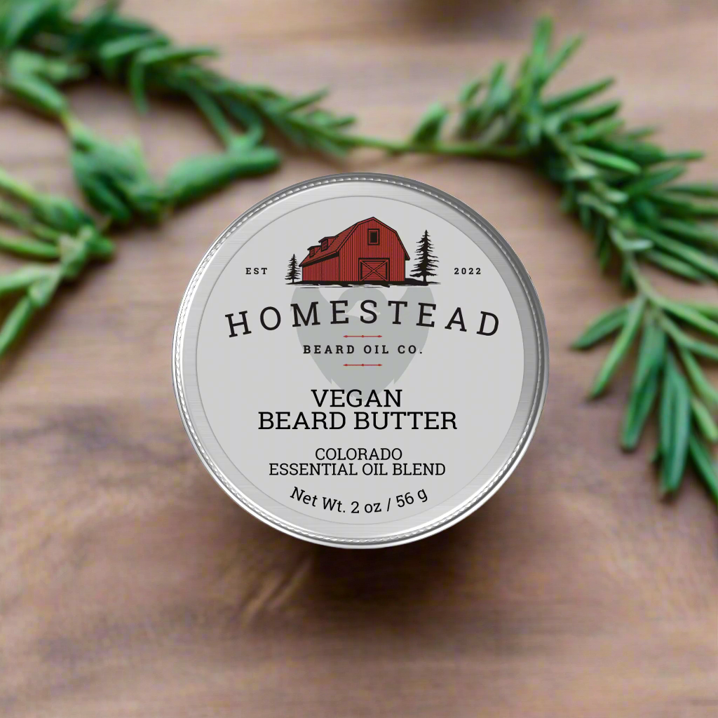 Colorado Vegan Beard Butter - Homestead Beard Oil Co