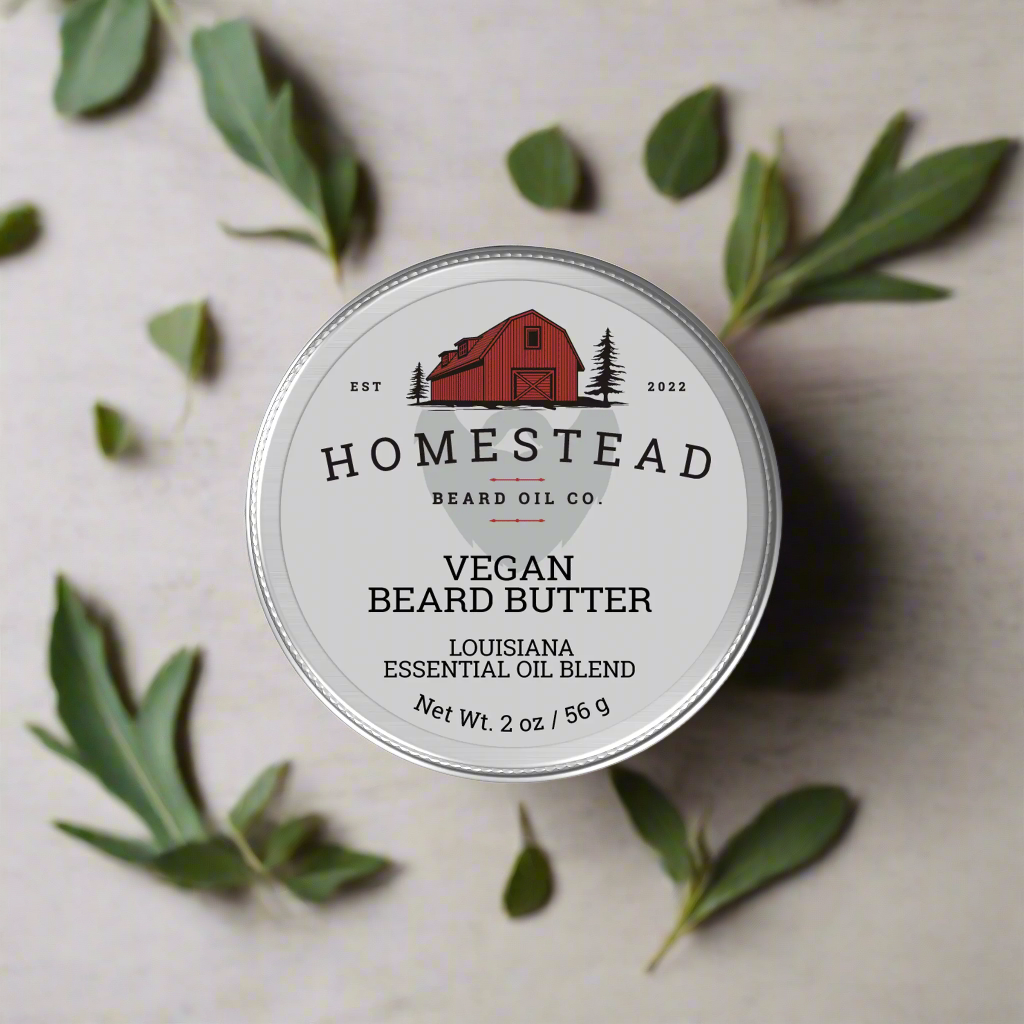 Louisiana Vegan Beard Butter - Homestead Beard Oil Co