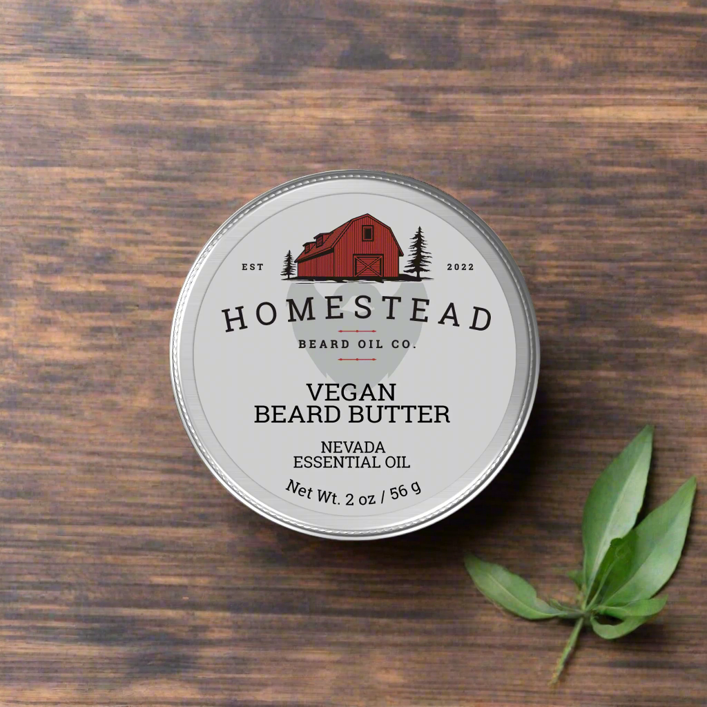 Nevada Vegan Beard Butter - Homestead Beard Oil Co