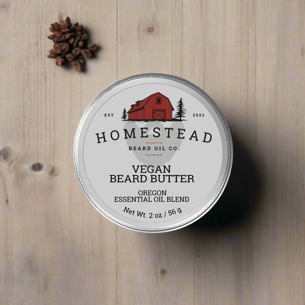 Oregon Vegan Beard Butter - Homestead Beard Oil Co