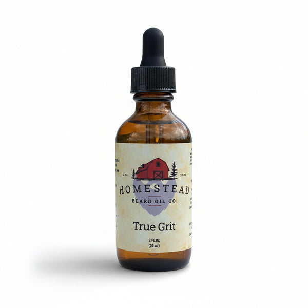 True Grit Beard Oil | Saffron, Amberwood & Cedar Rugged Grooming Oil
