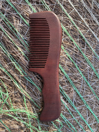 Red Sandalwood Beard Comb 7.5"x2"