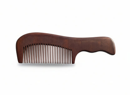 Red Sandalwood Beard Comb 7.5"x2"