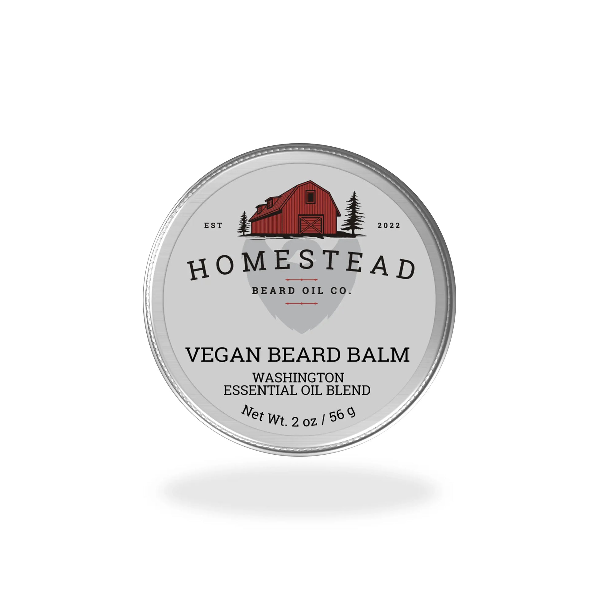 Washington Vegan Beard Balm - Homestead Beard Oil Co