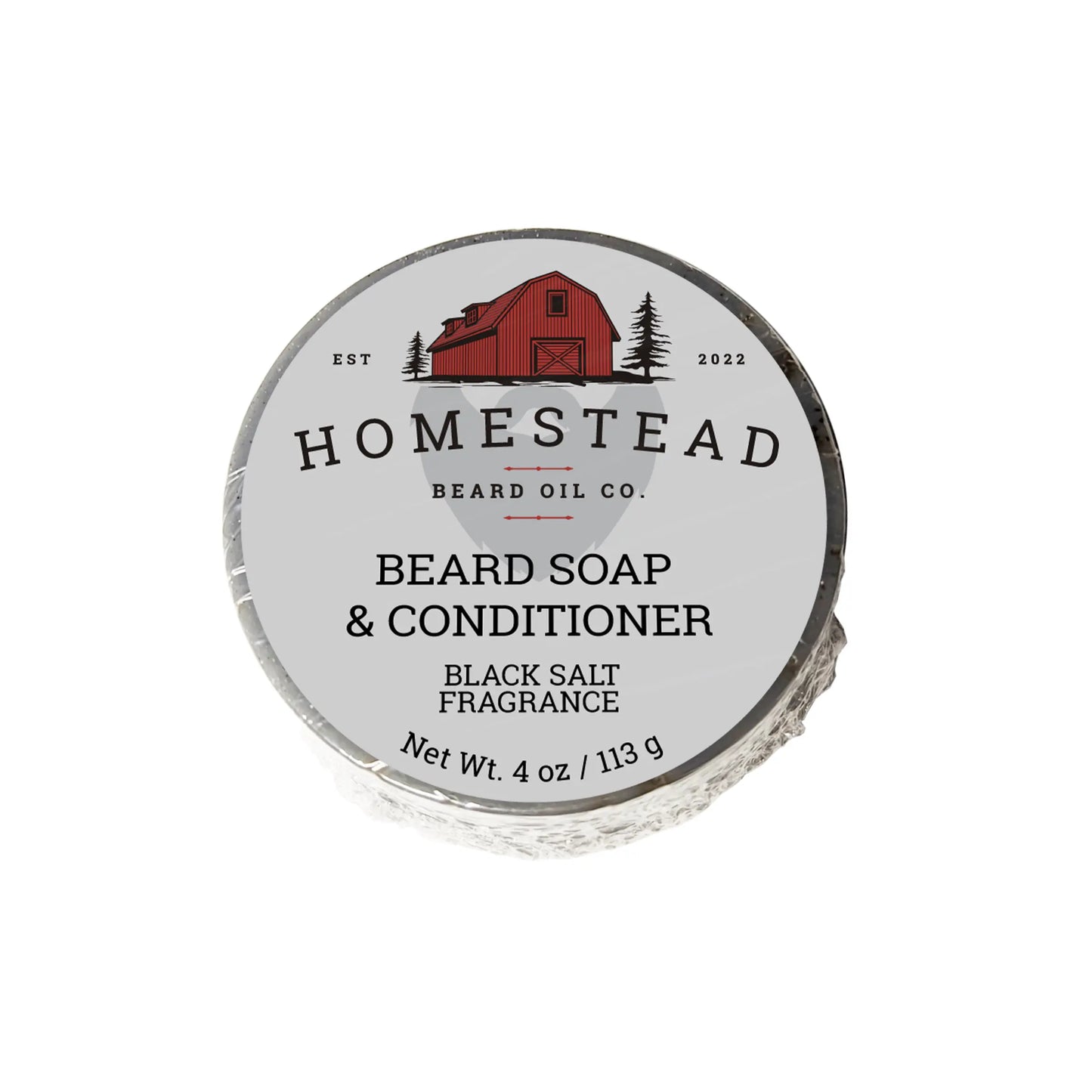 Black Salt Beard Soap & Conditioner - Homestead Beard Oil Co