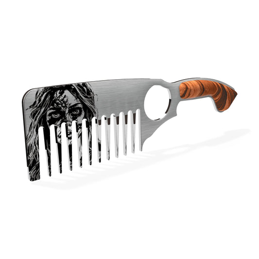 Zombie Girl Beard Comb - Homestead Beard Oil Co