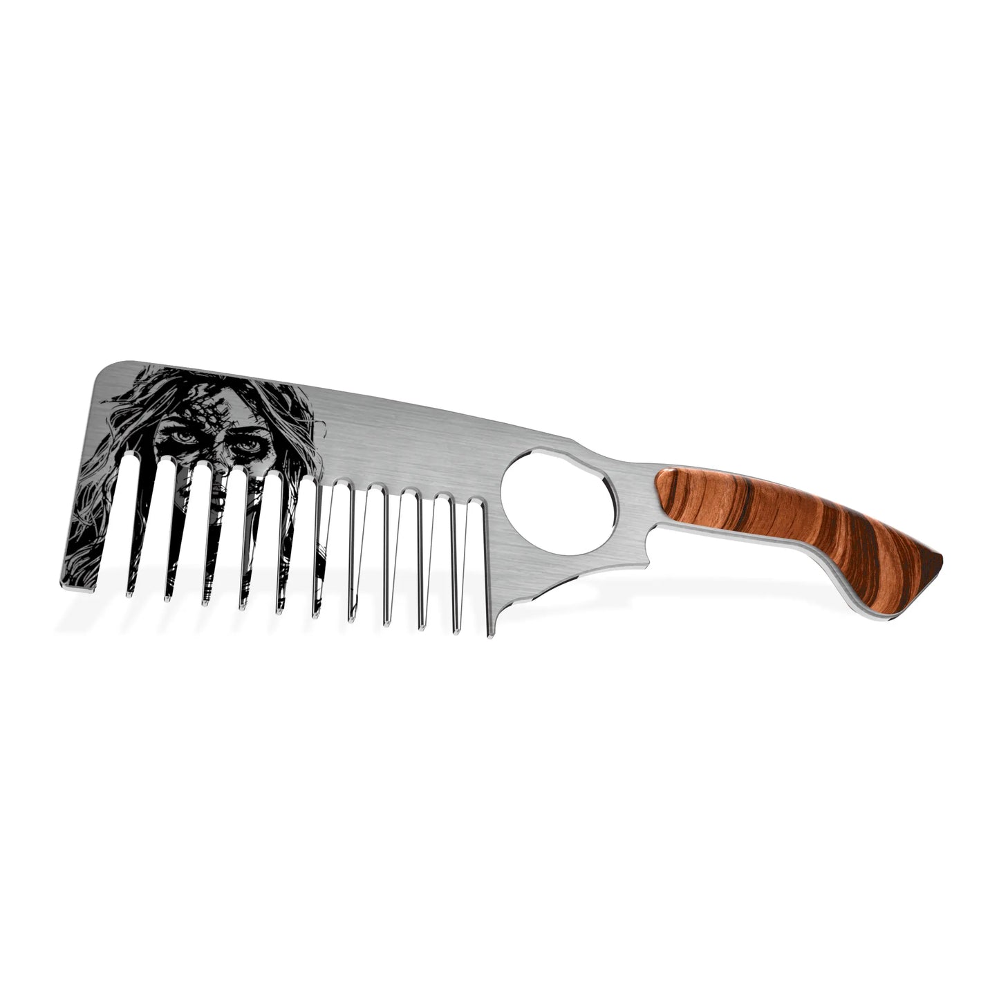 Zombie Girl Beard Comb - Homestead Beard Oil Co