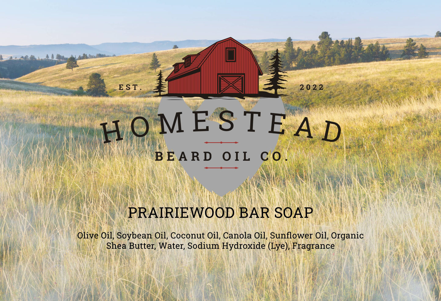 Prairiewood Sandalwood Bar Soap | Hand-Crafted Natural Woodsy Soap