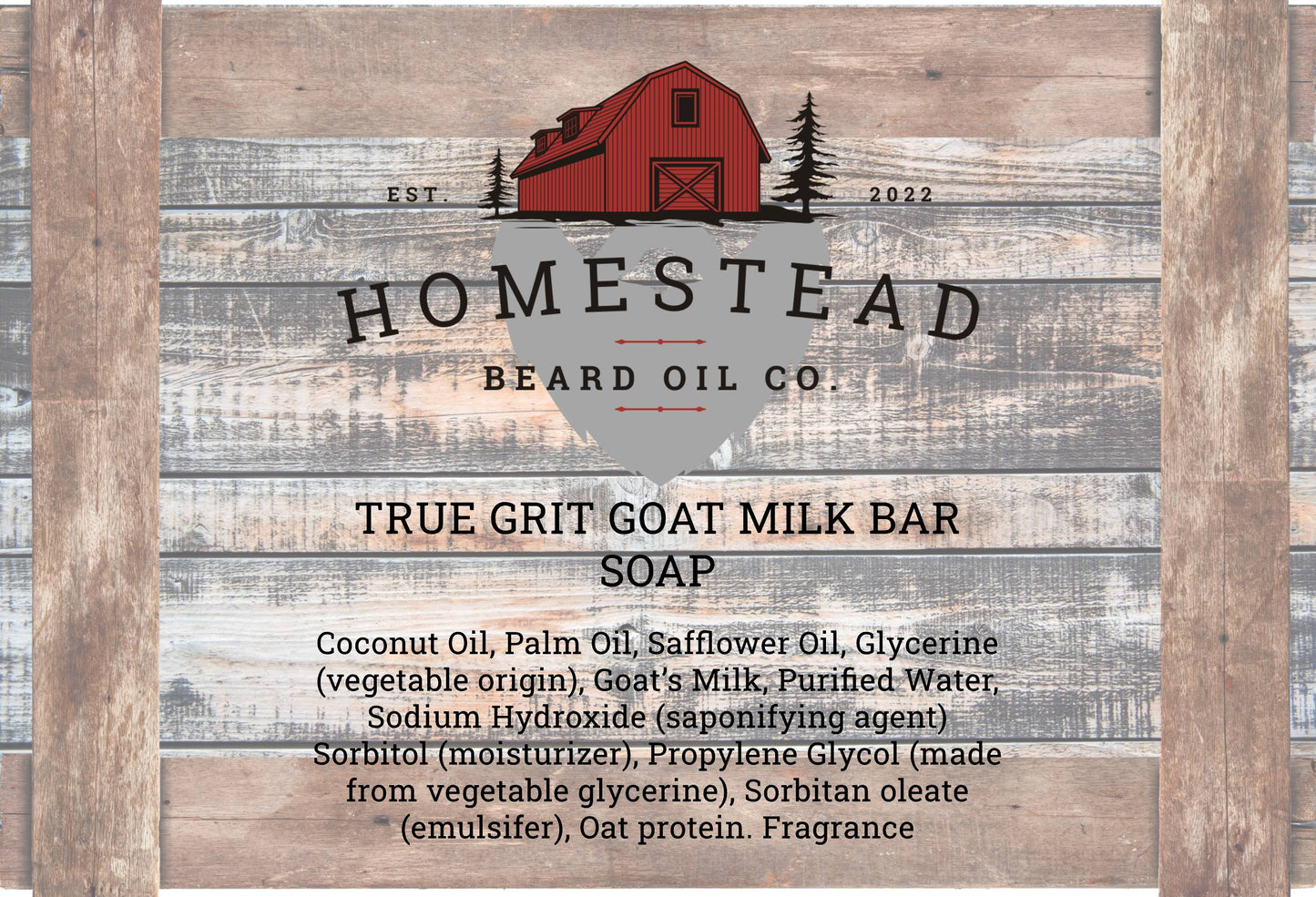 True Grit Goat’s Milk Bar Soap | Saffron & Cedar Woodsy Cologne Soap
