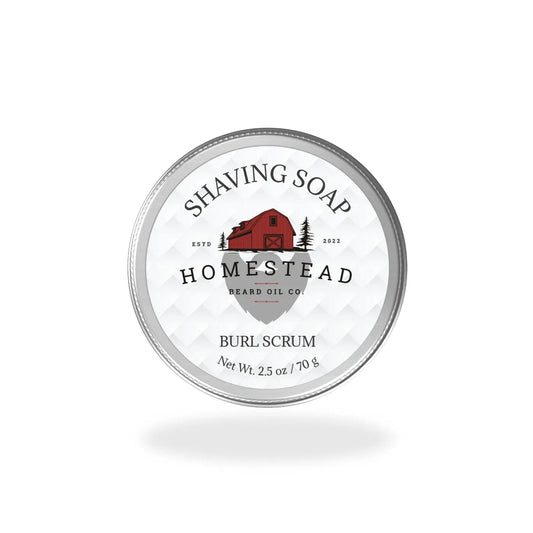 Burl Scrum Shaving Soap - Homestead Beard Oil Co